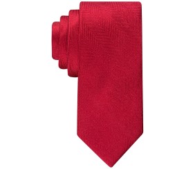 Men's Herringbone Solid Tie