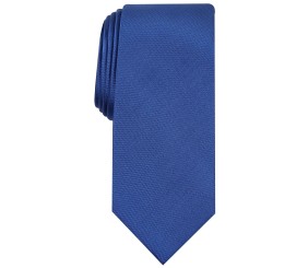 Men's Solid Texture Slim Tie  